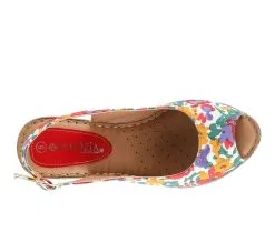 Women's Patrizia Candance-Bloom Wedges -Heeled Sandals Shop 5 489
