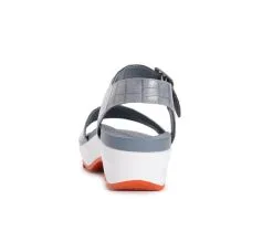 Women's MUK LUKS Roller Skate Platform Sandals -Heeled Sandals Shop 5 581